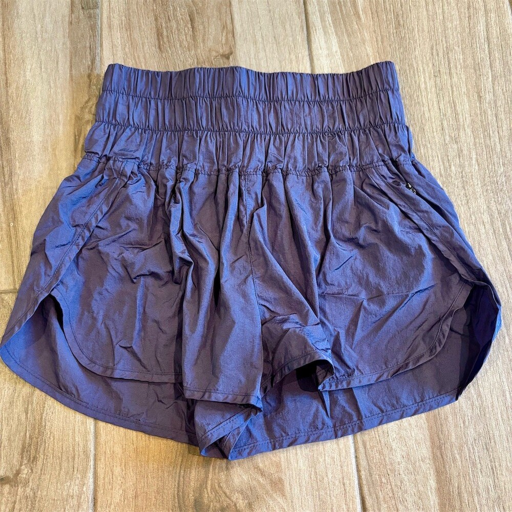 FP Movement Free People The Way Home Shorts Womens S Purple High Rise